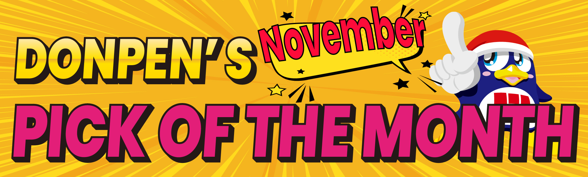 Page Header for Donpen's Pick of the Month