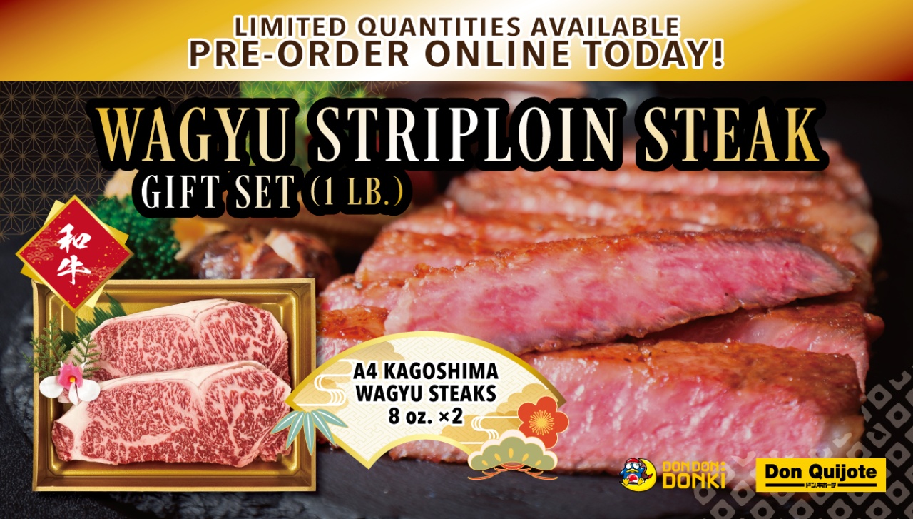 Wagyu Striploin Steak Gift Set