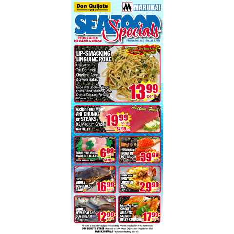 Seafood Flyer Wed, July 02, 2025 - Tue, July 08, 2025
