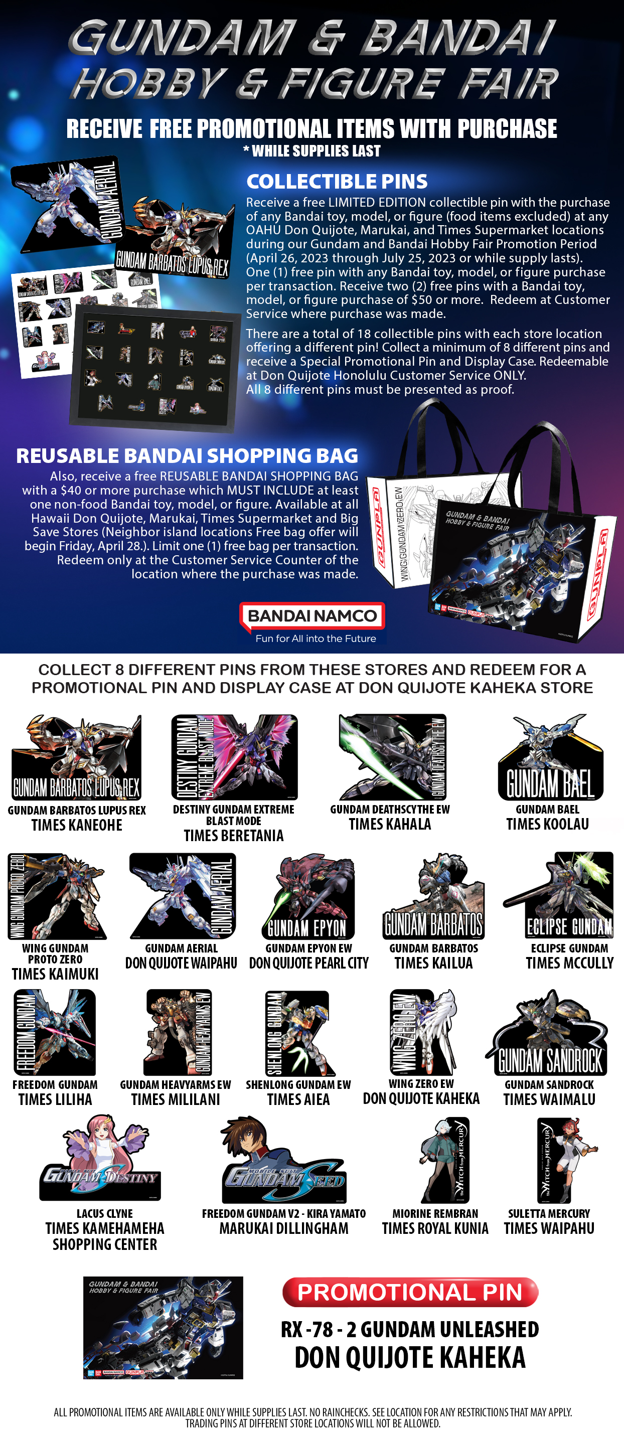 Gundam & Bandai Hobby & Figure Fair