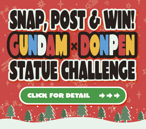 SNAP, POST & WIN! GUNDAM x DONPEN STATUE CHALLENGE Vol.2