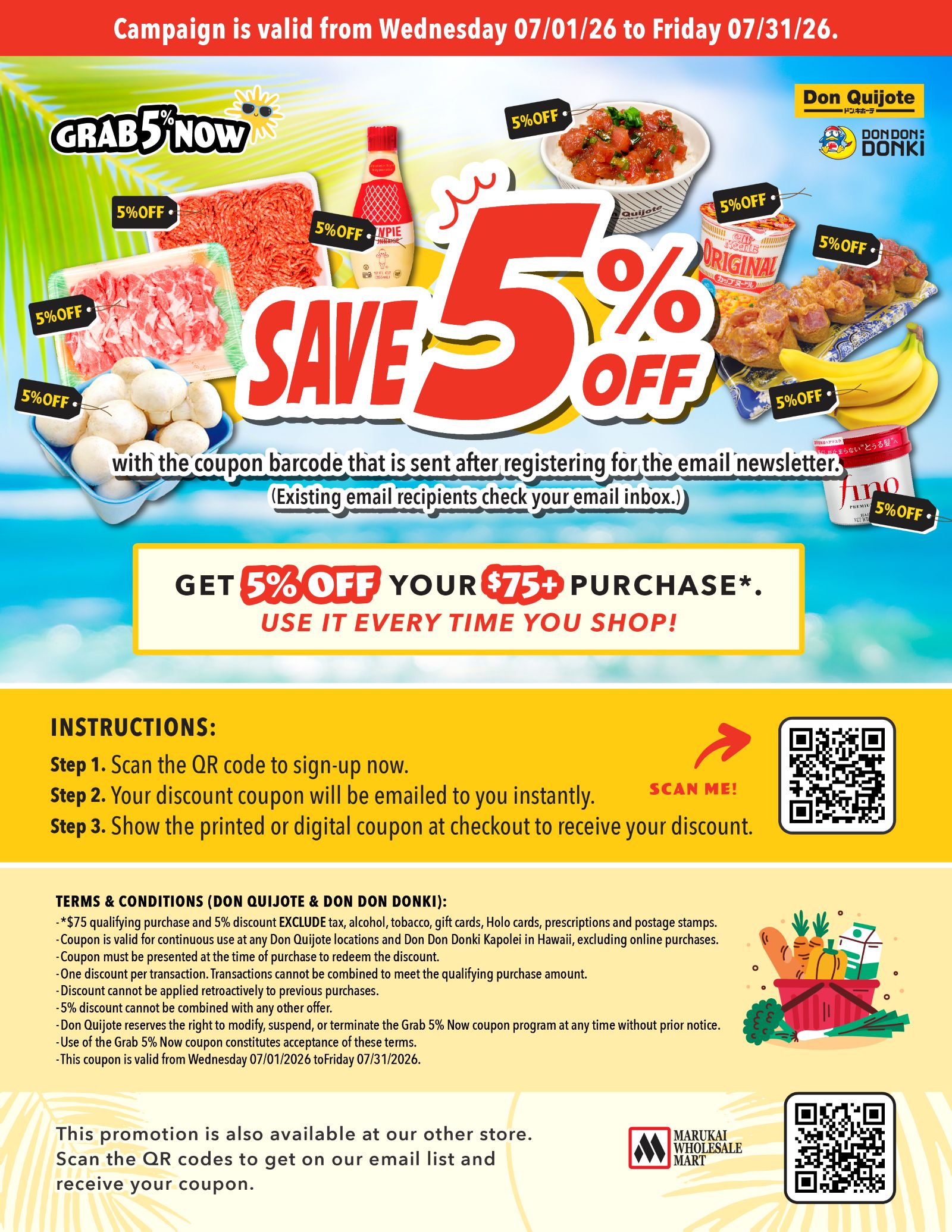 Grab 5%