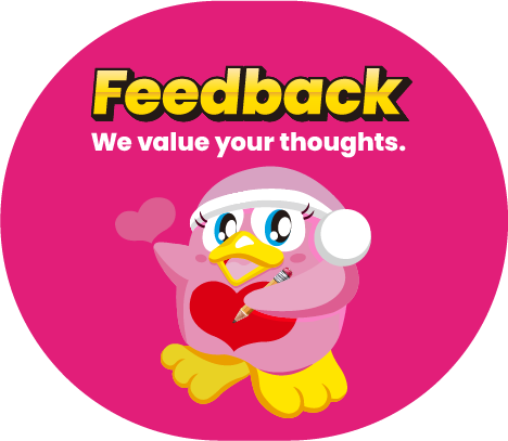 feedback footer homepage