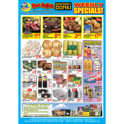 Weekly Flyer Wed, Jan 14, 2026 - Tue, Jan 20, 2026