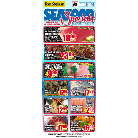 Seafood Flyer Wed, Dec 24, 2025 - Tue, Dec 30, 2025