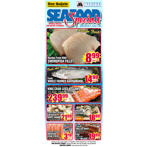 Seafood Flyer Wed, Mar 11, 2026 - Tue, Mar 17, 2026