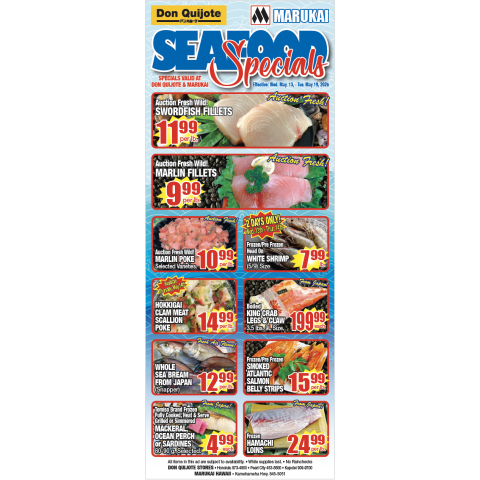 Seafood Flyer Wed, May 13, 2026 - Tue, May 19, 2026