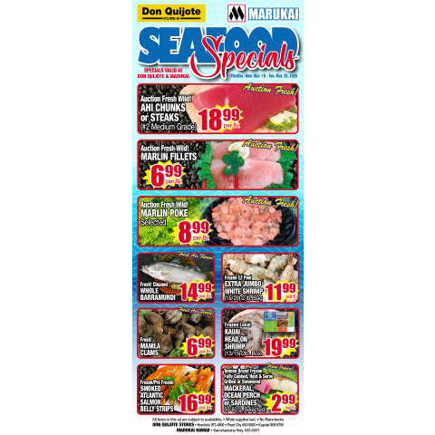 Seafood Flyer Wed, Mar 19, 2025 - Tues, Mar 25, 2025