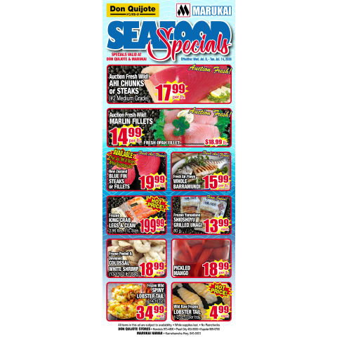 Seafood Flyer Wed, Jul 08, 2026 - Tue, Jul 14, 2026