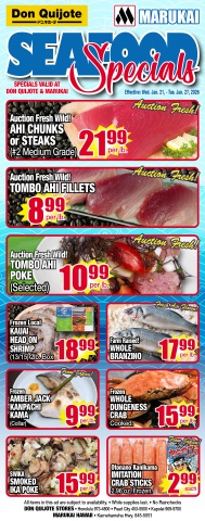 Seafood Flyer Wed, Jan 21, 2026 - Tue, Jan 27, 2026