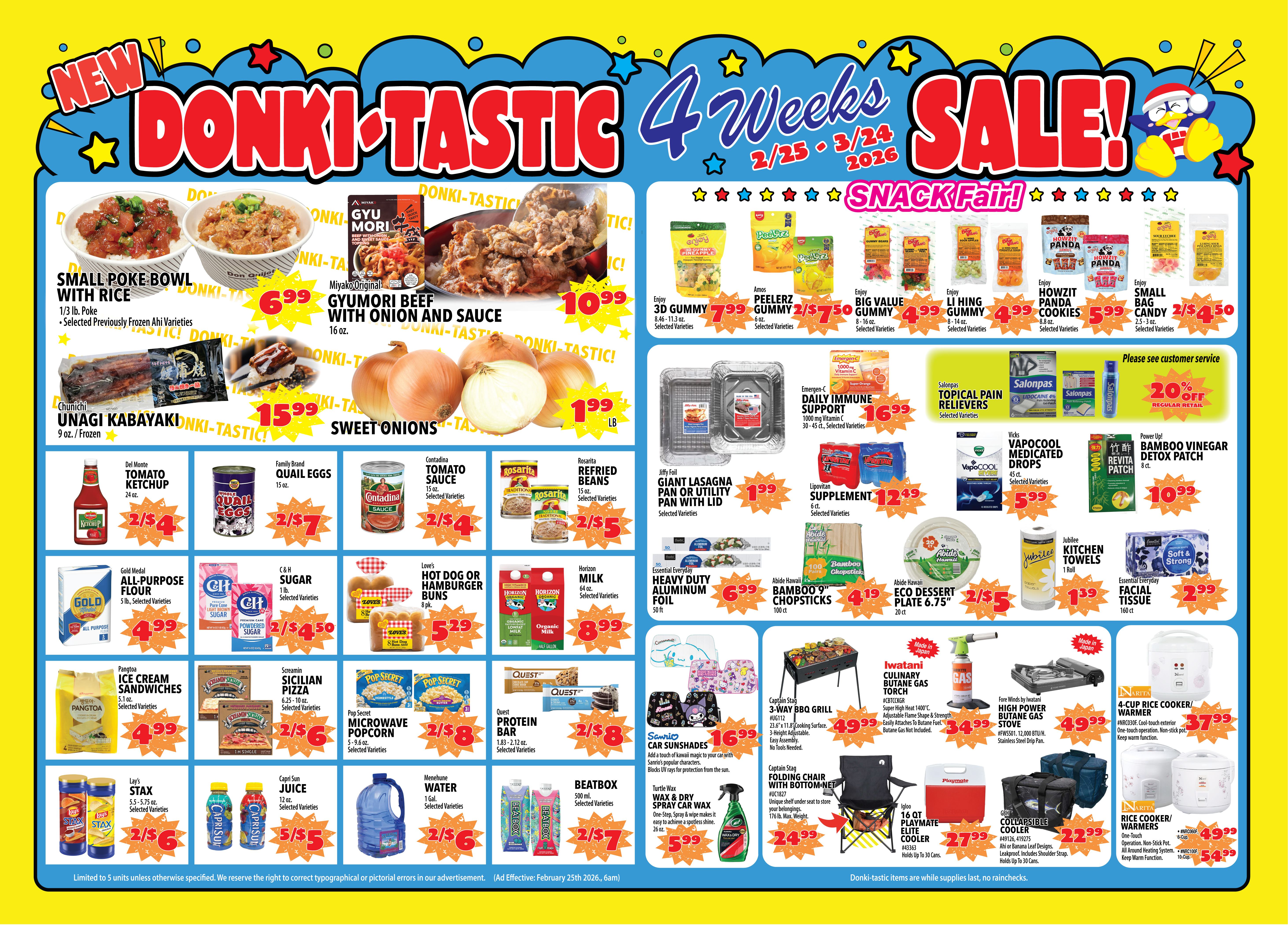 Donki-Tastic Thursday Flyer, Feb 25, 2026 to Mar 24, 2026