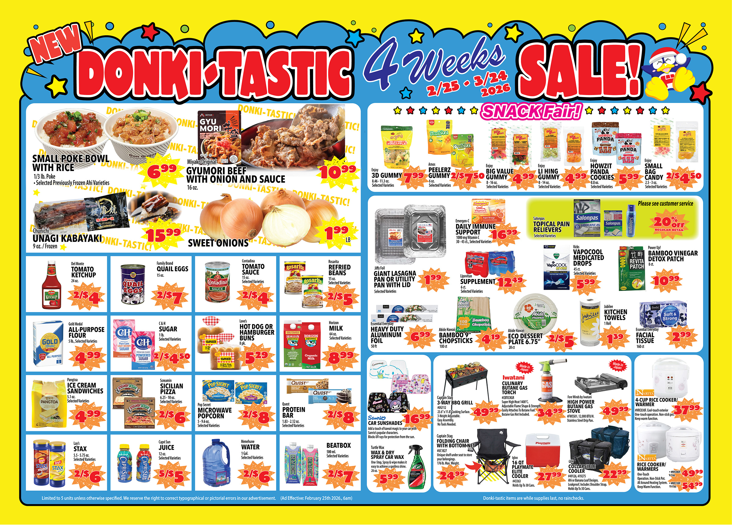 Donki-Tastic Thursday Flyer, Feb 25, 2026 to Mar 24, 2026