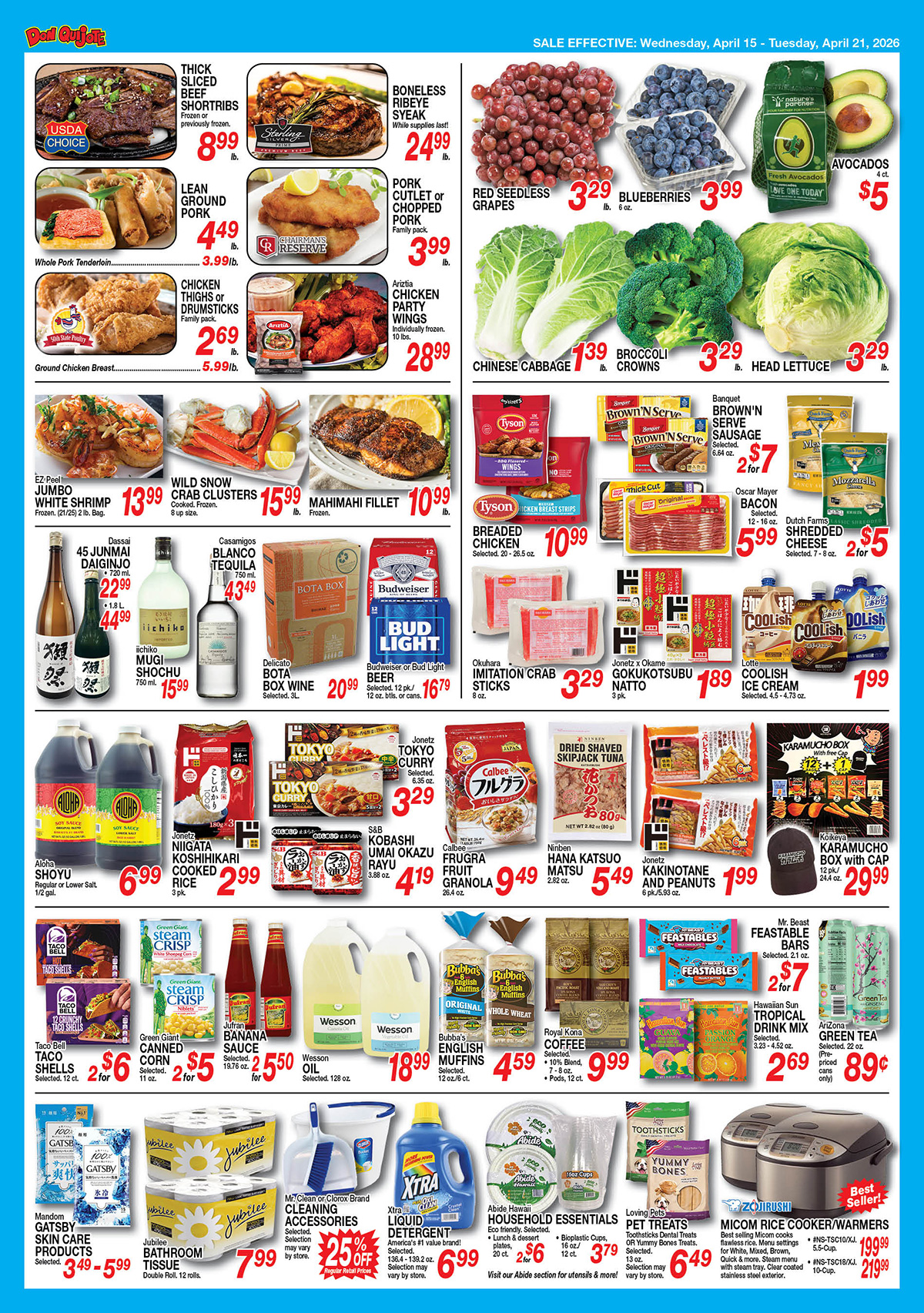 Weekly Flyer Wed, Apr 15, 2026 - Tue, Apr 21, 2026