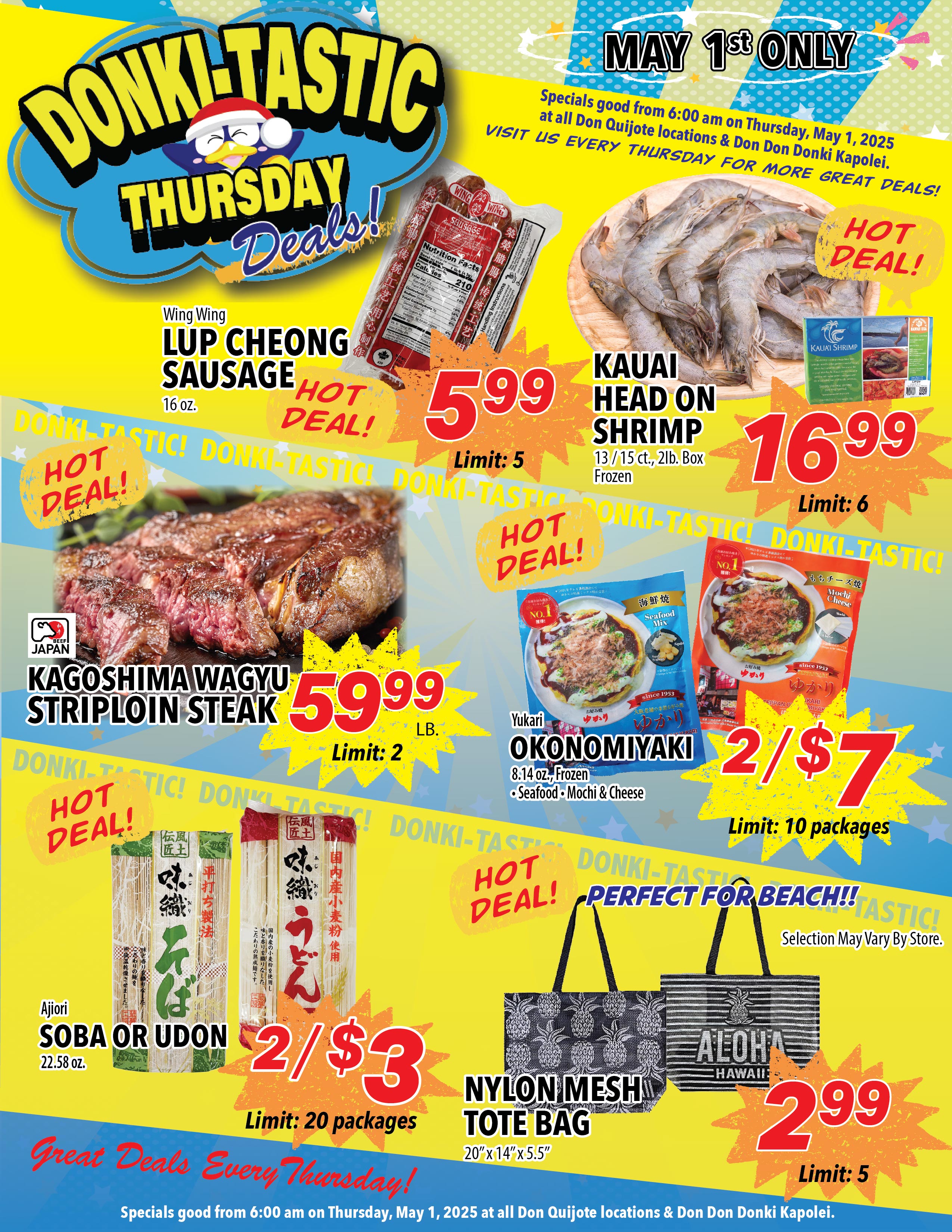 Donki-Tastic Thursday Flyer, May 01, 2025