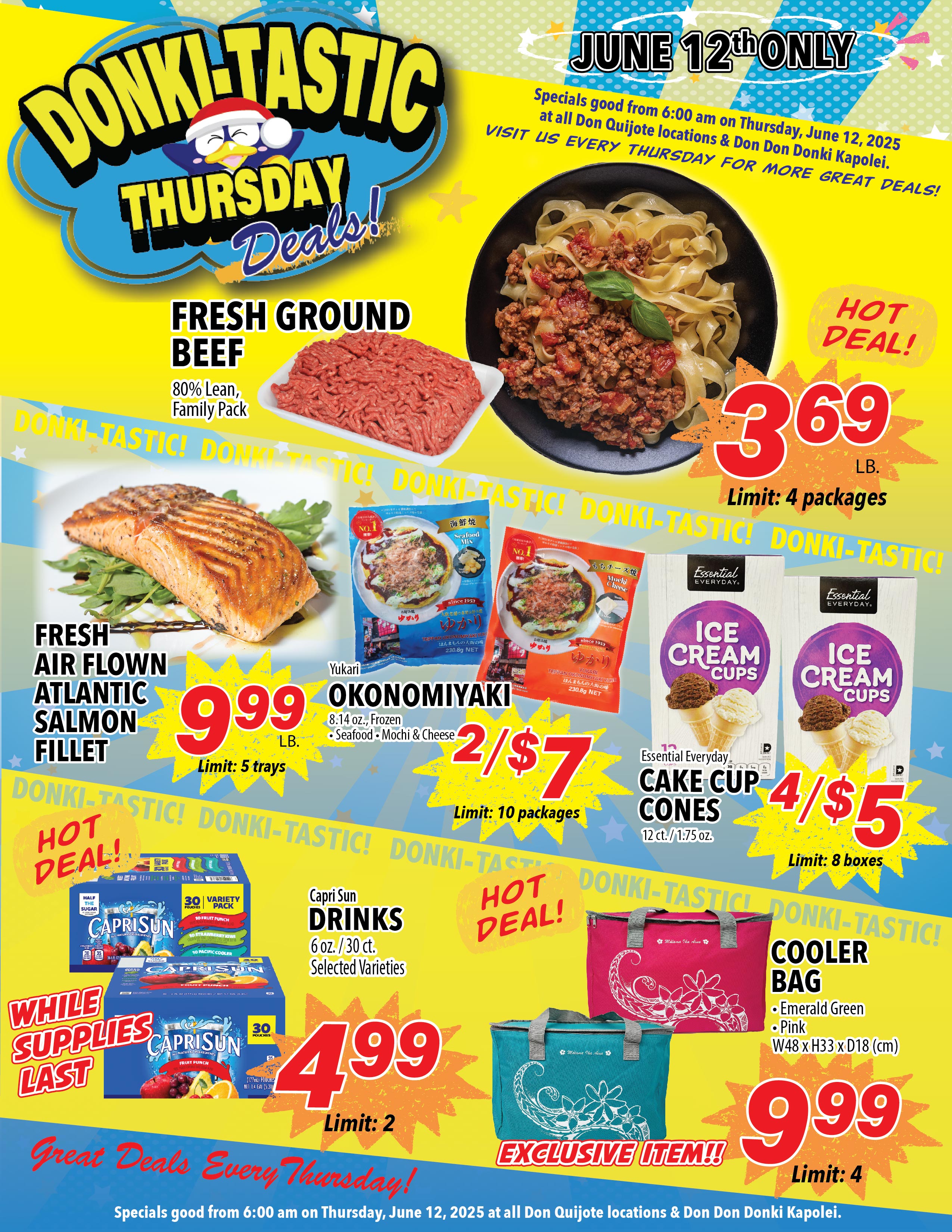 Donki-Tastic Thursday Flyer, Jun 12, 2025
