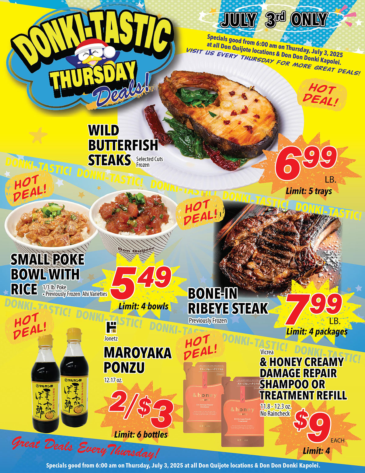 Donki-Tastic Thursday Flyer, Jul 03, 2025