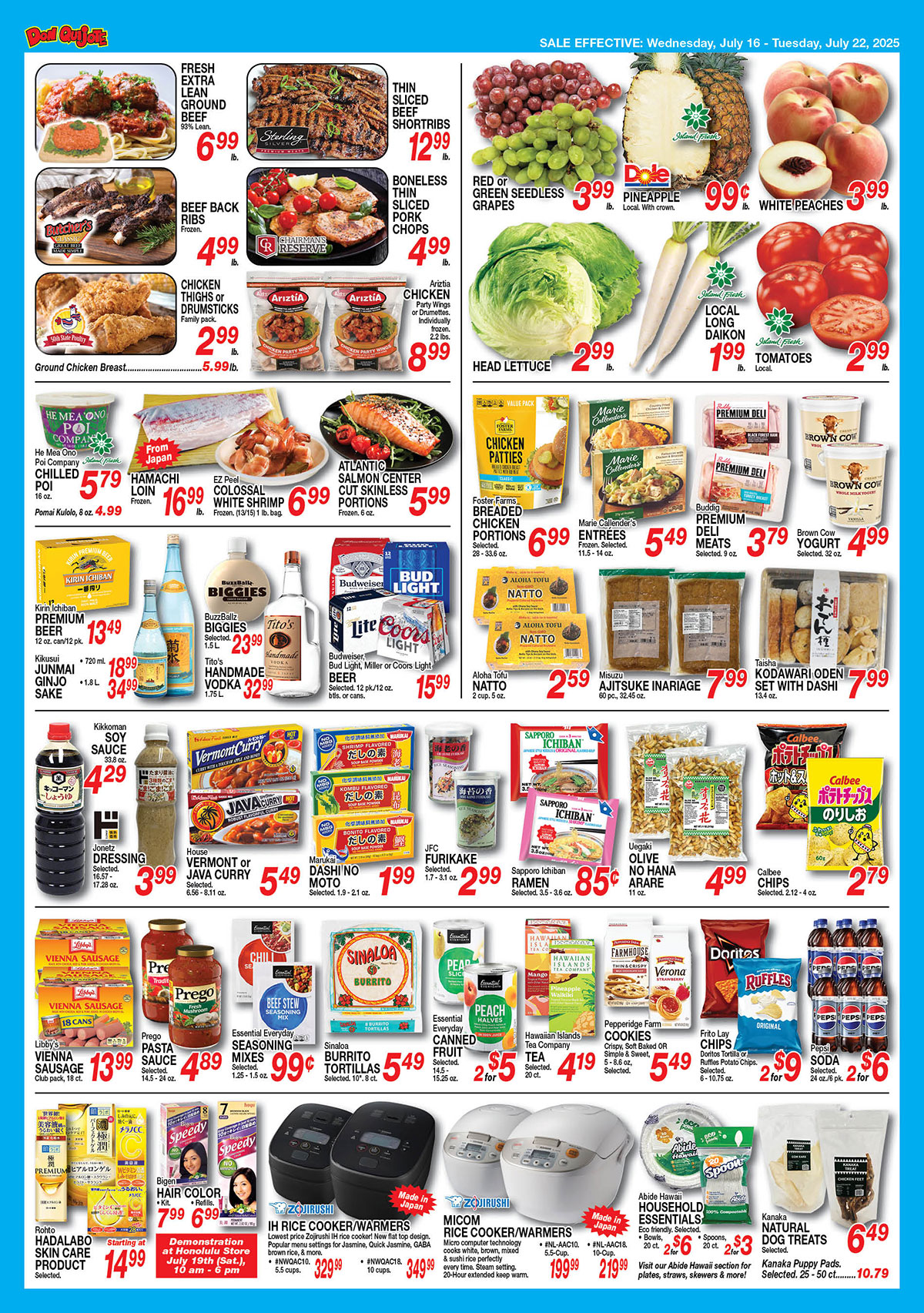 Weekly Flyer Wed, July 16, 2025 - Tue, July 22, 2025