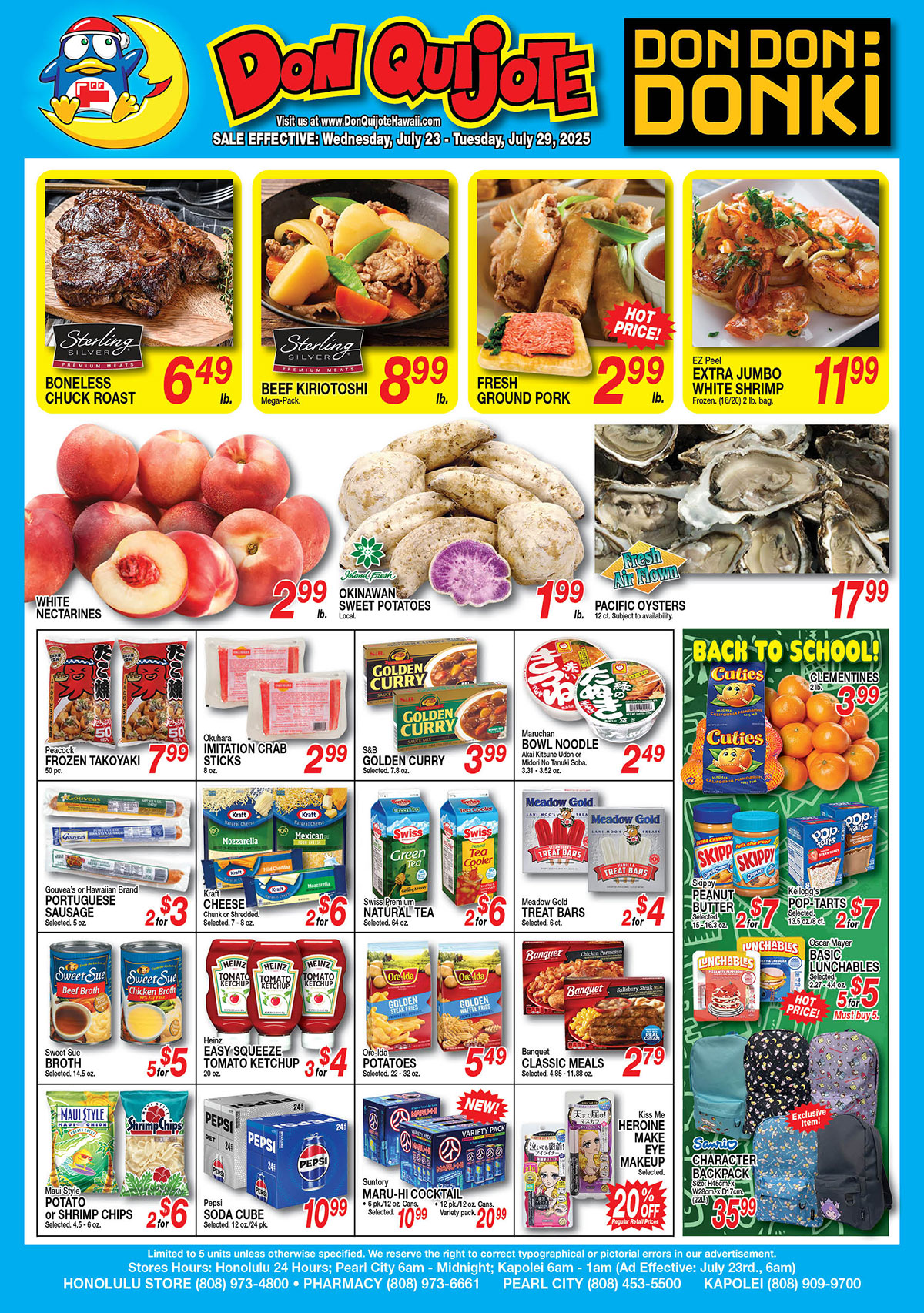Weekly Flyer Wednesday, July 23, 2025 - Tuesday, July 29, 2025