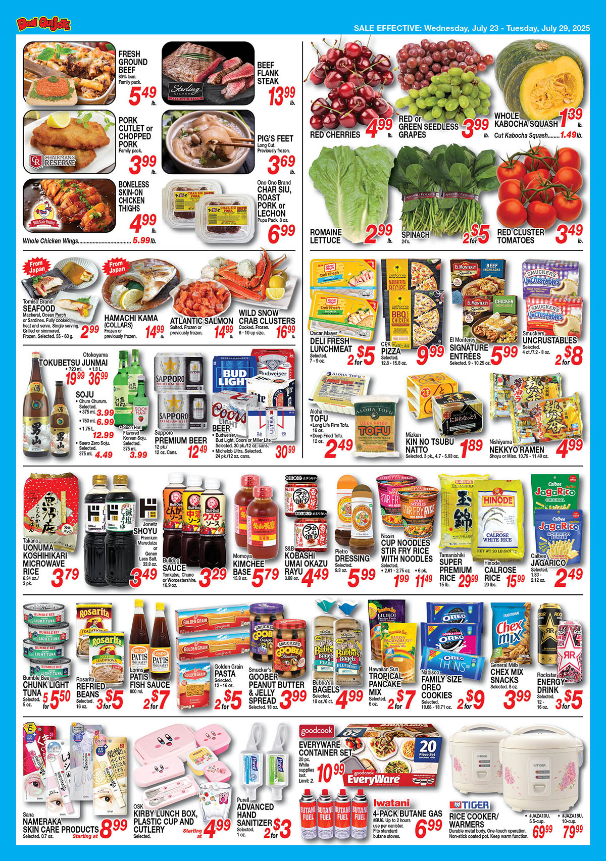 Weekly Flyer Wednesday, July 23, 2025 - Tuesday, July 29, 2025