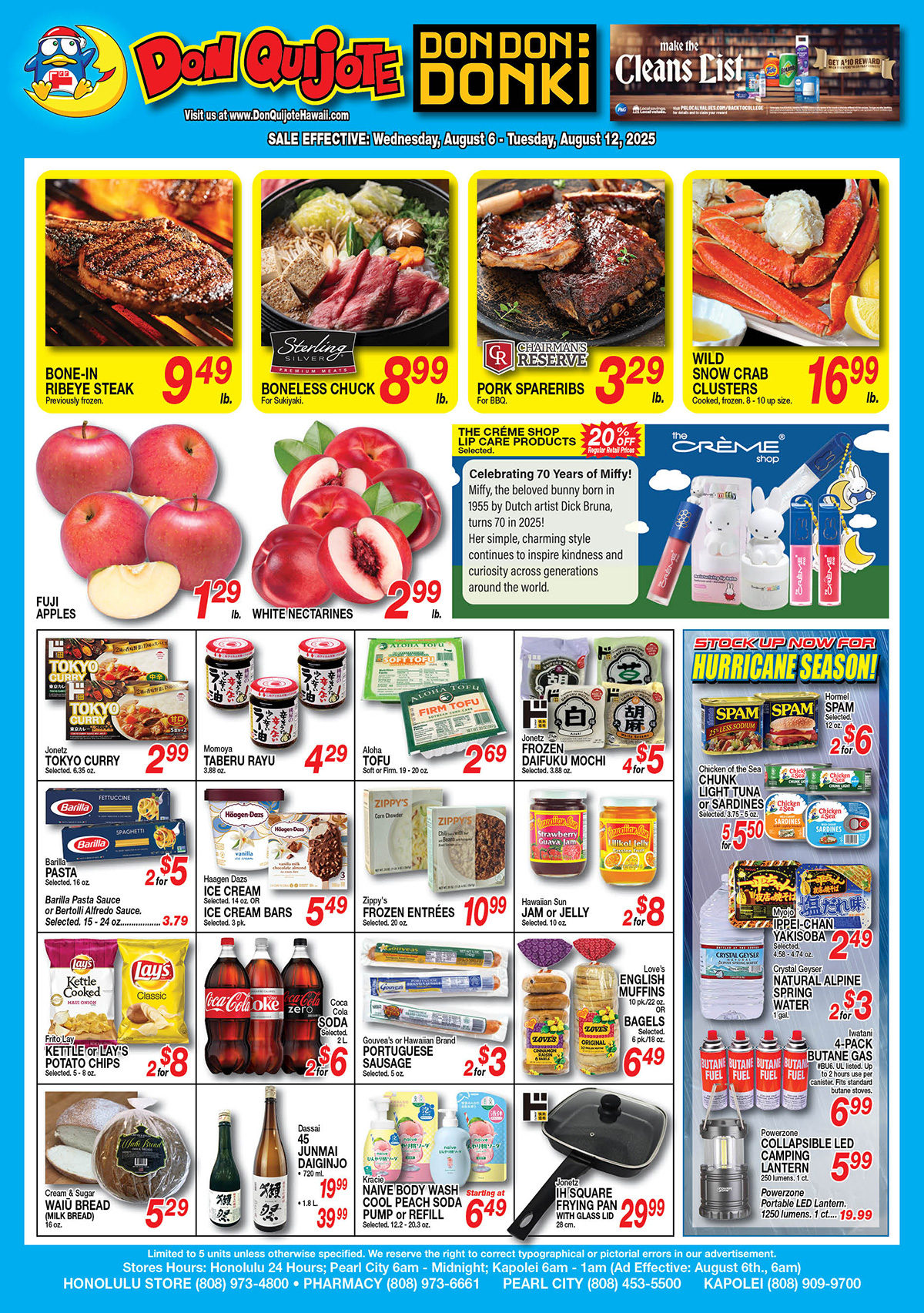 Weekly Flyer Wednesday, August 06, 2025 - Tuesday, August 12, 2025	