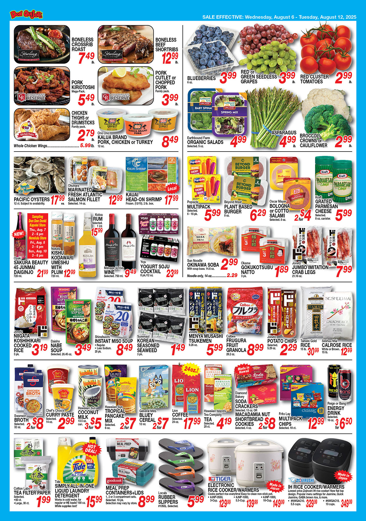 Weekly Flyer Wednesday, August 06, 2025 - Tuesday, August 12, 2025	