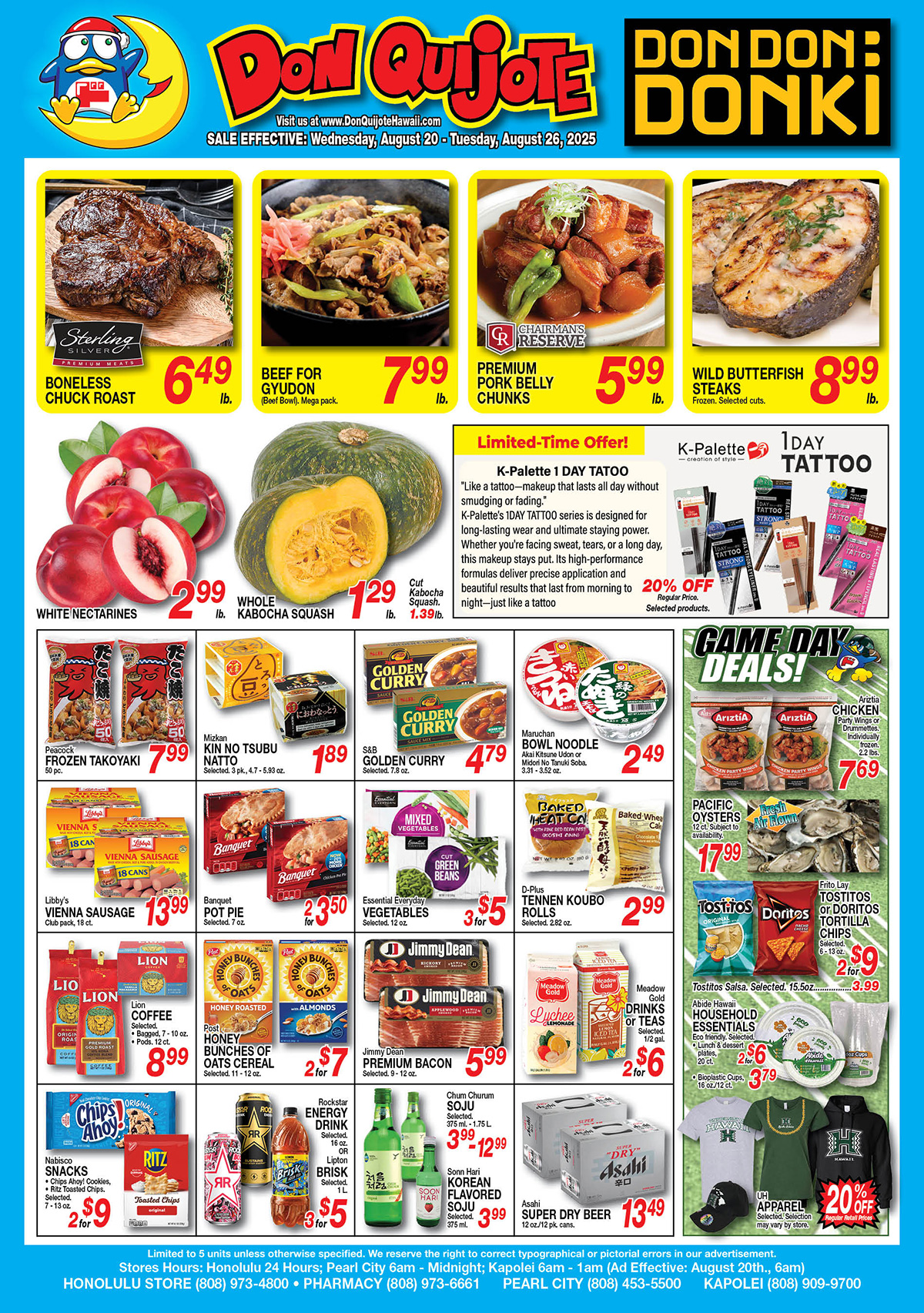 Weekly Flyer Wednesday, August 20, 2025 - Tuesday, August 26, 2025