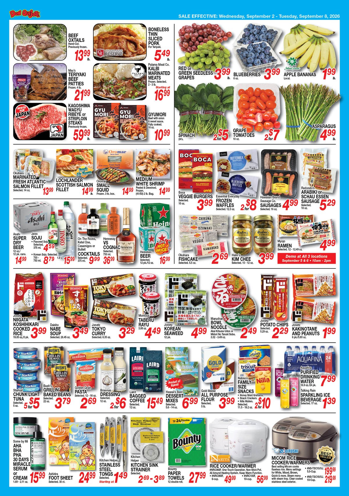 Weekly Flyer Wed, Sep 2, 2026 - Tue, Sep 8, 2026