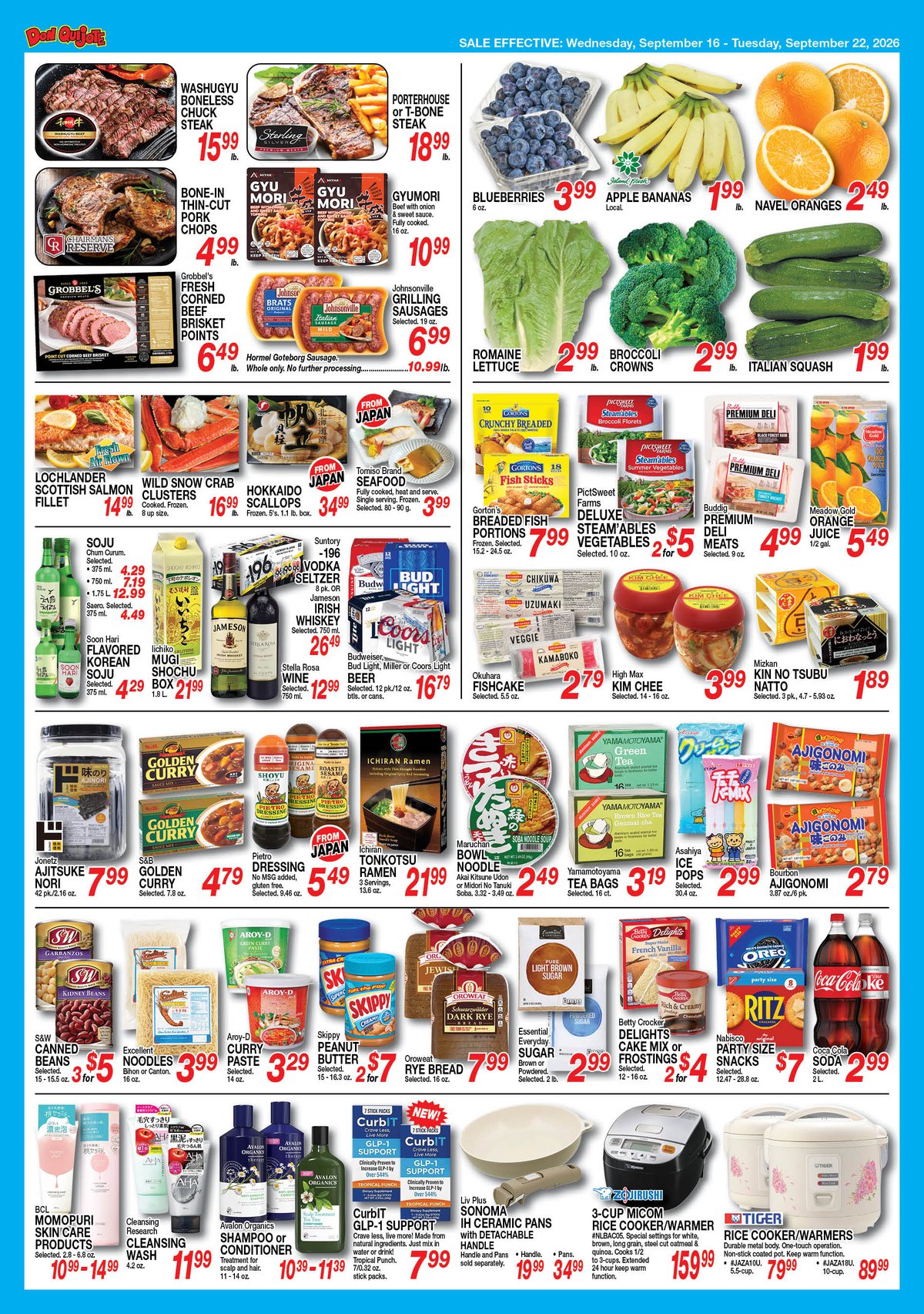 Weekly Flyer Wed, Sep 16, 2026 - Tue, Sep 22, 2026