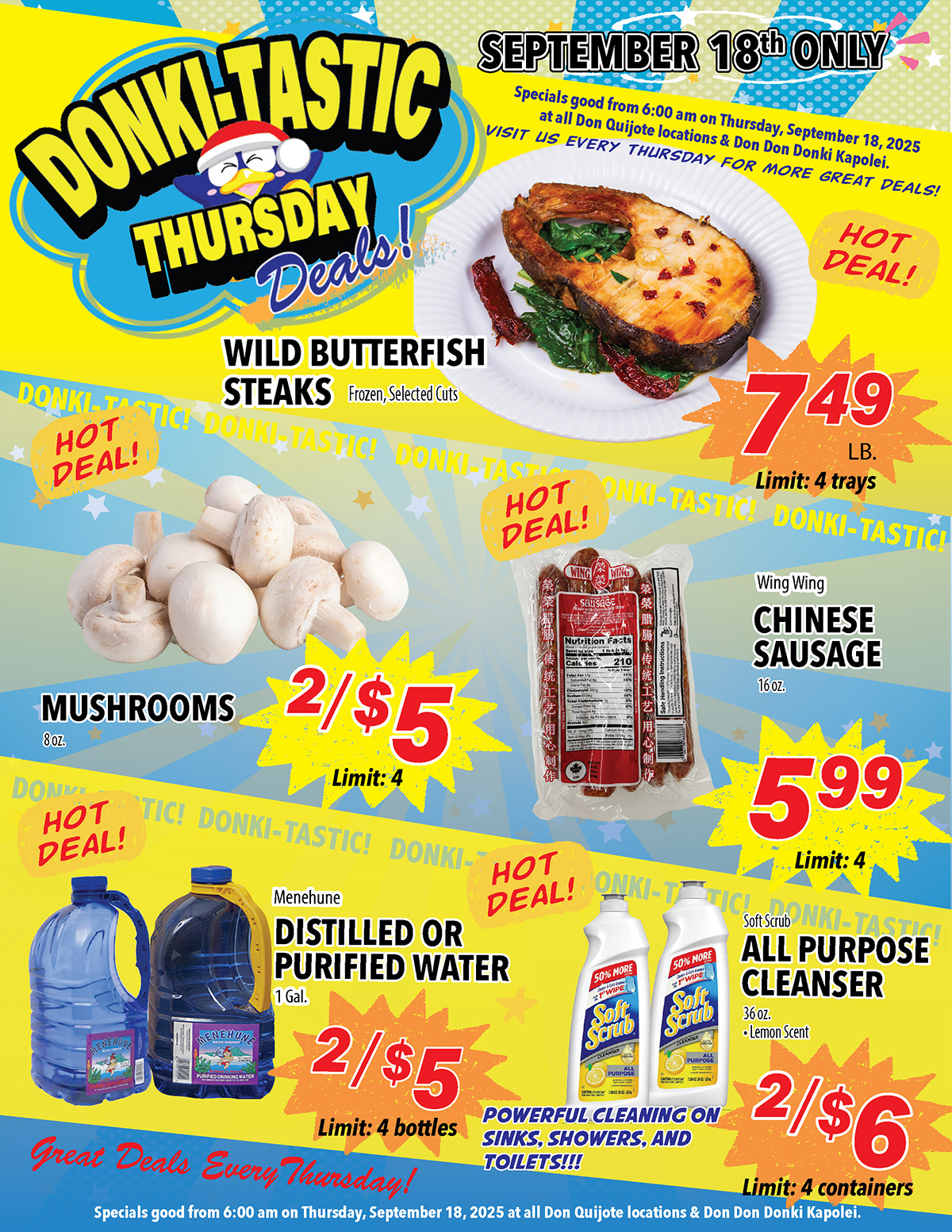 Donki-Tastic Thursday Flyer, Sep 18, 2025