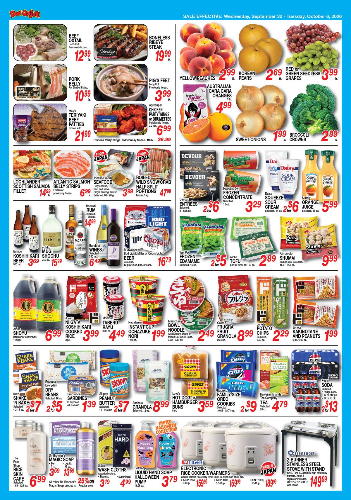 Weekly Flyer Wed, Sep 30, 2026 - Tue, Oct 6, 2026