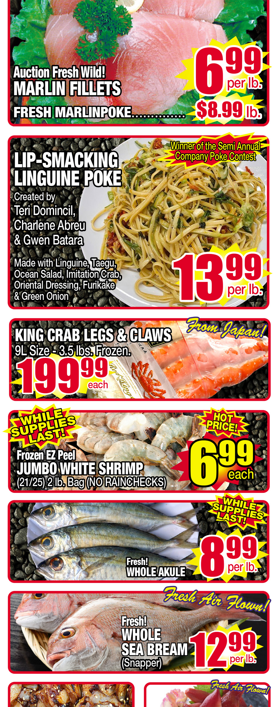 Seafood Flyer Wed, Apr 01, 2026 - Tue, Apr 07, 2026