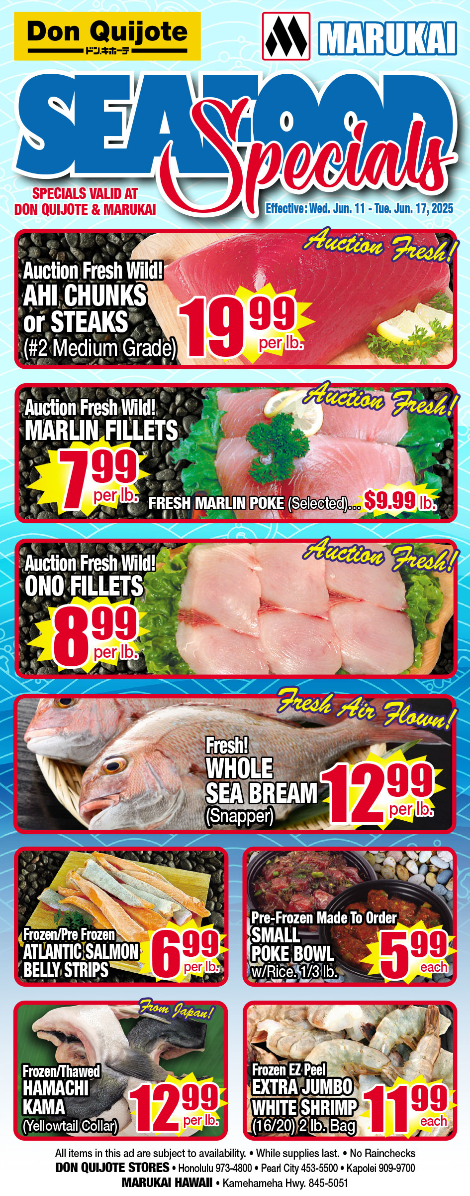 Seafood Flyer Wed, Jun 11, 2025 - Tue, Jun 17, 2025