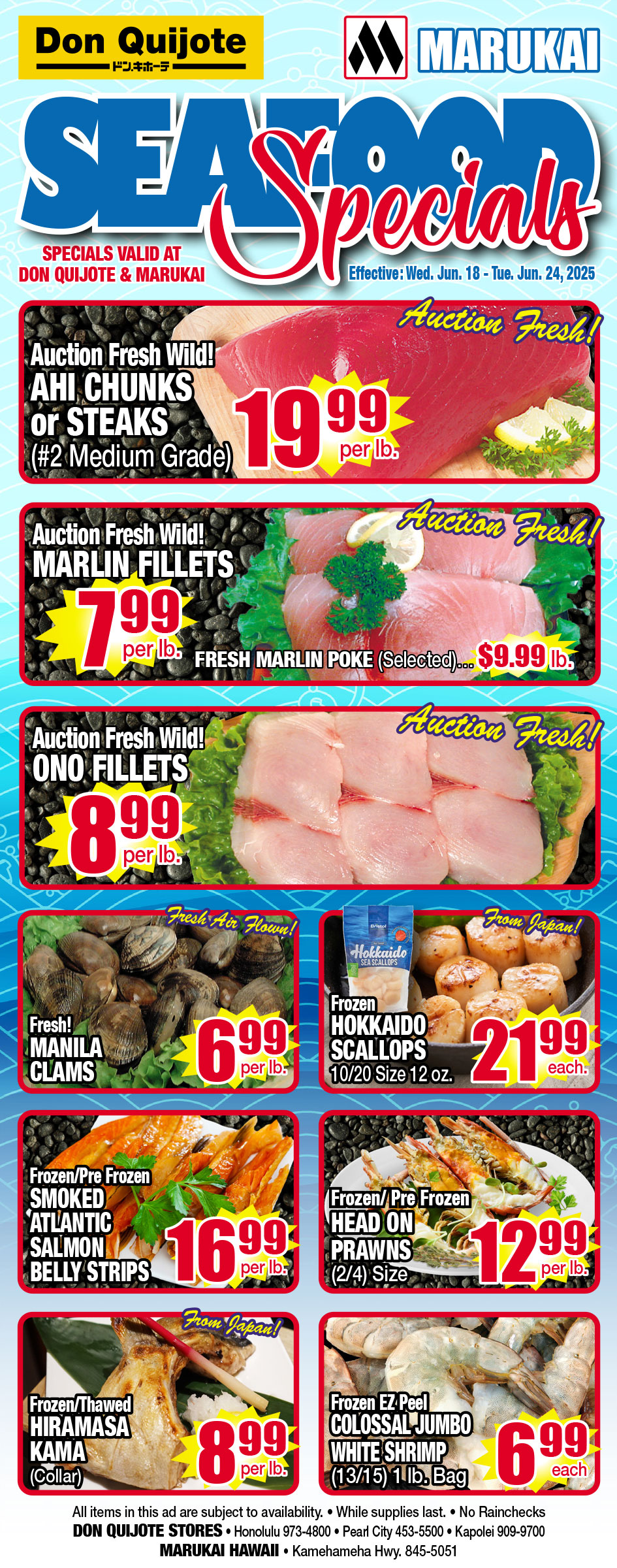 Seafood Flyer Wed, June 18, 2025 - Tue, June 24, 2025